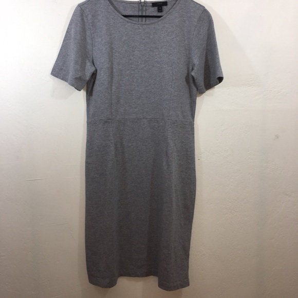 J. Crew Women’s Gray Short Sleeve Dress Size 10 - Picture 1 of 8
